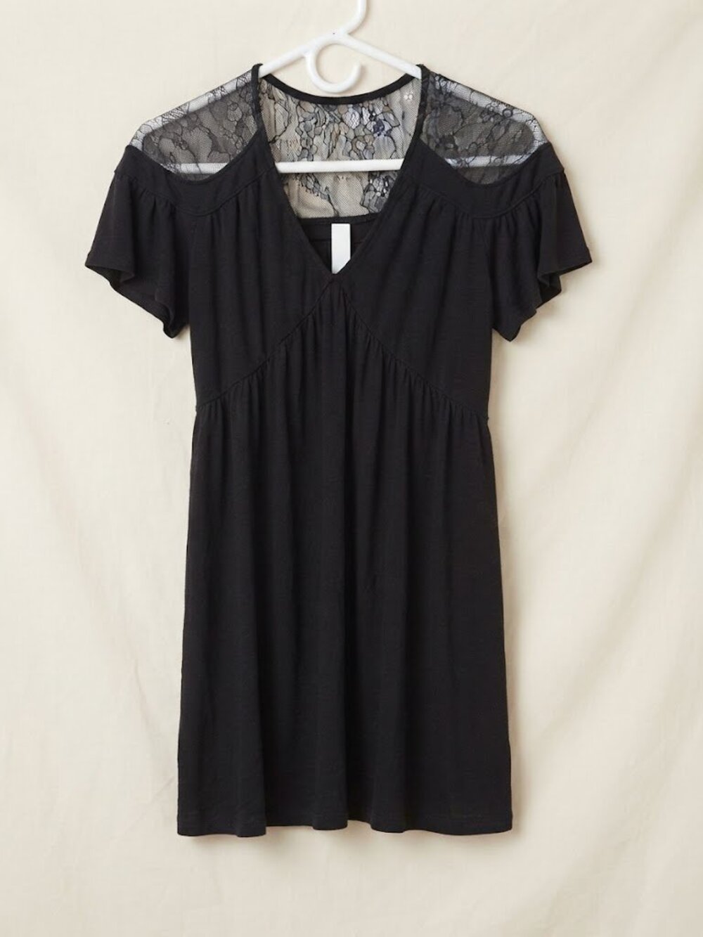 Xhilaration Black Lace Babydoll Mini Dress Whimsigoth Indie Grunge M